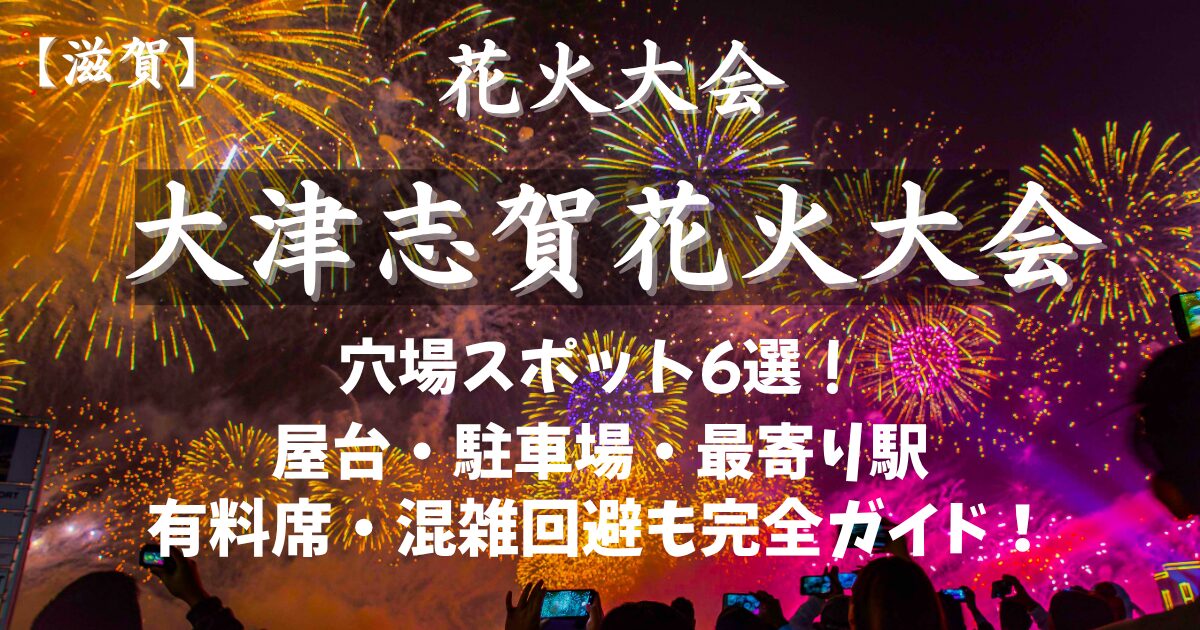 大津志賀花火大会の写真